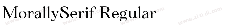 MorallySerif Regular字体转换 MorallySerif Regular字体转换